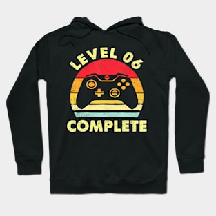 Level 6 Complete  Celebrate 6th Wedding Hoodie